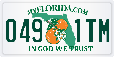 FL license plate 0491TM