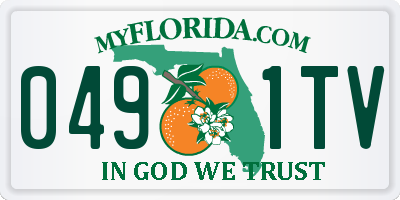 FL license plate 0491TV