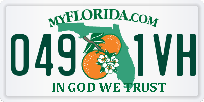 FL license plate 0491VH