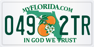 FL license plate 0492TR