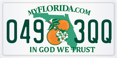 FL license plate 0493QQ