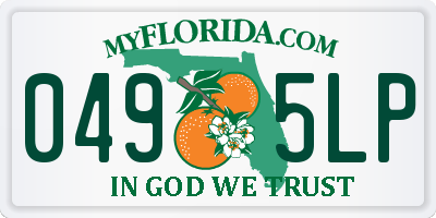 FL license plate 0495LP