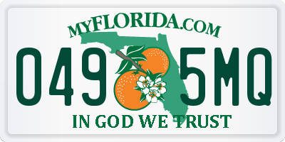 FL license plate 0495MQ