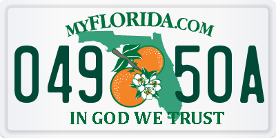 FL license plate 0495OA