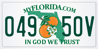 FL license plate 0495OV