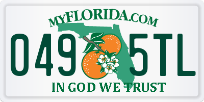 FL license plate 0495TL