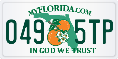 FL license plate 0495TP