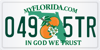 FL license plate 0495TR