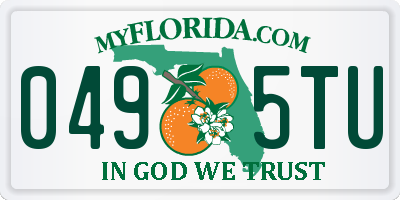 FL license plate 0495TU