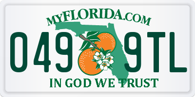 FL license plate 0499TL