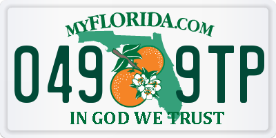 FL license plate 0499TP