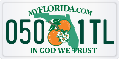 FL license plate 0501TL