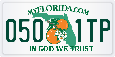 FL license plate 0501TP