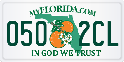 FL license plate 0502CL
