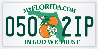 FL license plate 0502IP