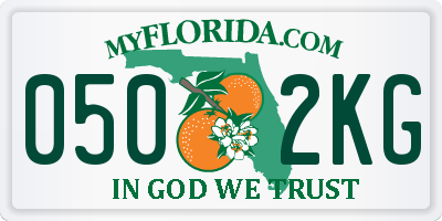 FL license plate 0502KG