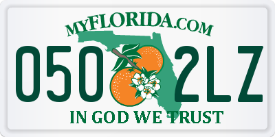 FL license plate 0502LZ