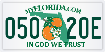 FL license plate 0502OE