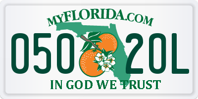 FL license plate 0502OL