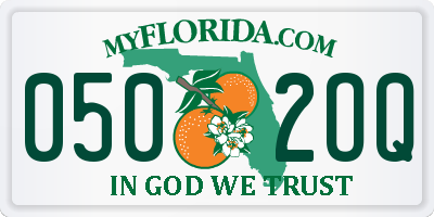 FL license plate 0502OQ