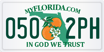 FL license plate 0502PH