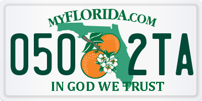 FL license plate 0502TA