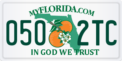 FL license plate 0502TC