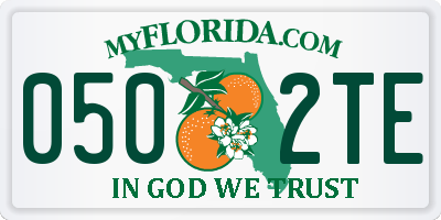 FL license plate 0502TE