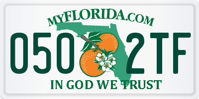 FL license plate 0502TF
