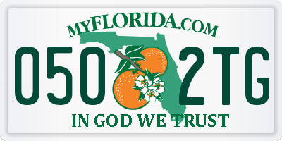 FL license plate 0502TG