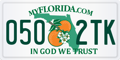 FL license plate 0502TK