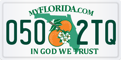 FL license plate 0502TQ