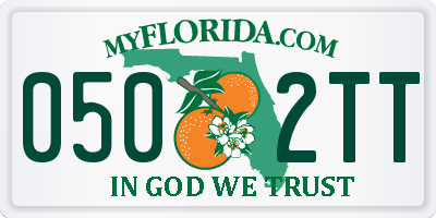 FL license plate 0502TT