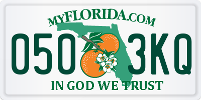 FL license plate 0503KQ