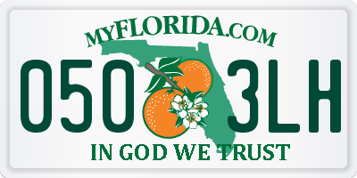 FL license plate 0503LH