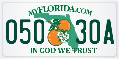 FL license plate 0503OA