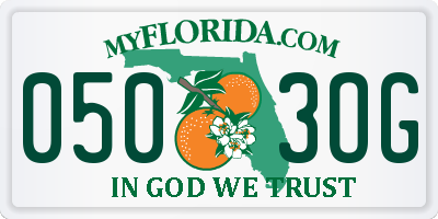 FL license plate 0503OG