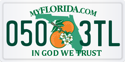 FL license plate 0503TL