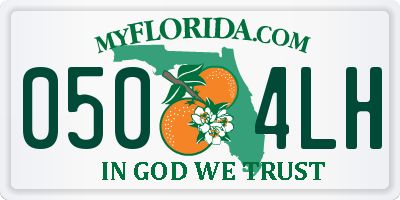 FL license plate 0504LH