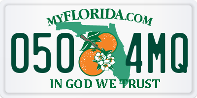 FL license plate 0504MQ
