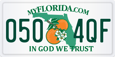 FL license plate 0504QF