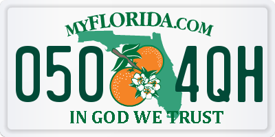 FL license plate 0504QH