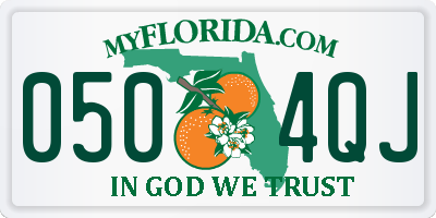 FL license plate 0504QJ