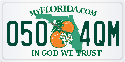 FL license plate 0504QM