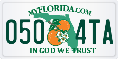 FL license plate 0504TA