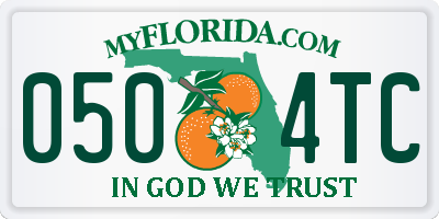 FL license plate 0504TC