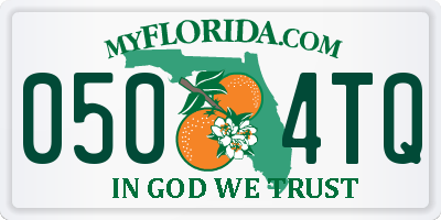 FL license plate 0504TQ