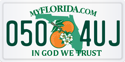 FL license plate 0504UJ