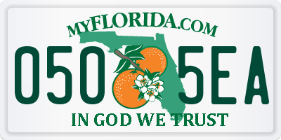FL license plate 0505EA
