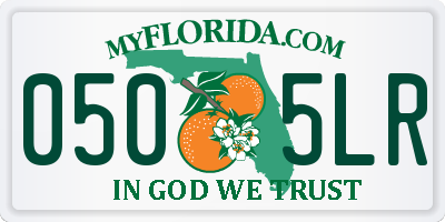 FL license plate 0505LR